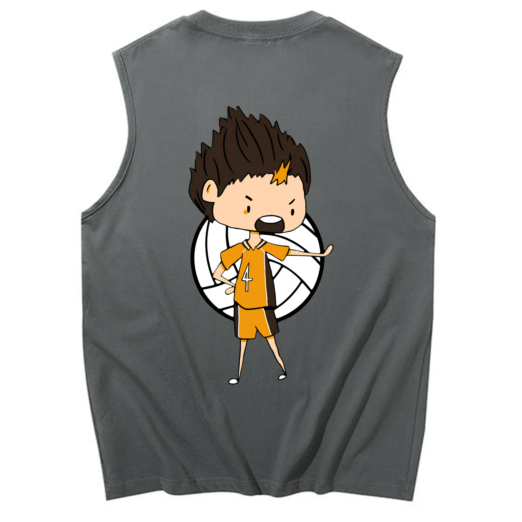 （画像用） ハイキュー!! Haikyu!! コットン100％タンクトップ（背面プリント）